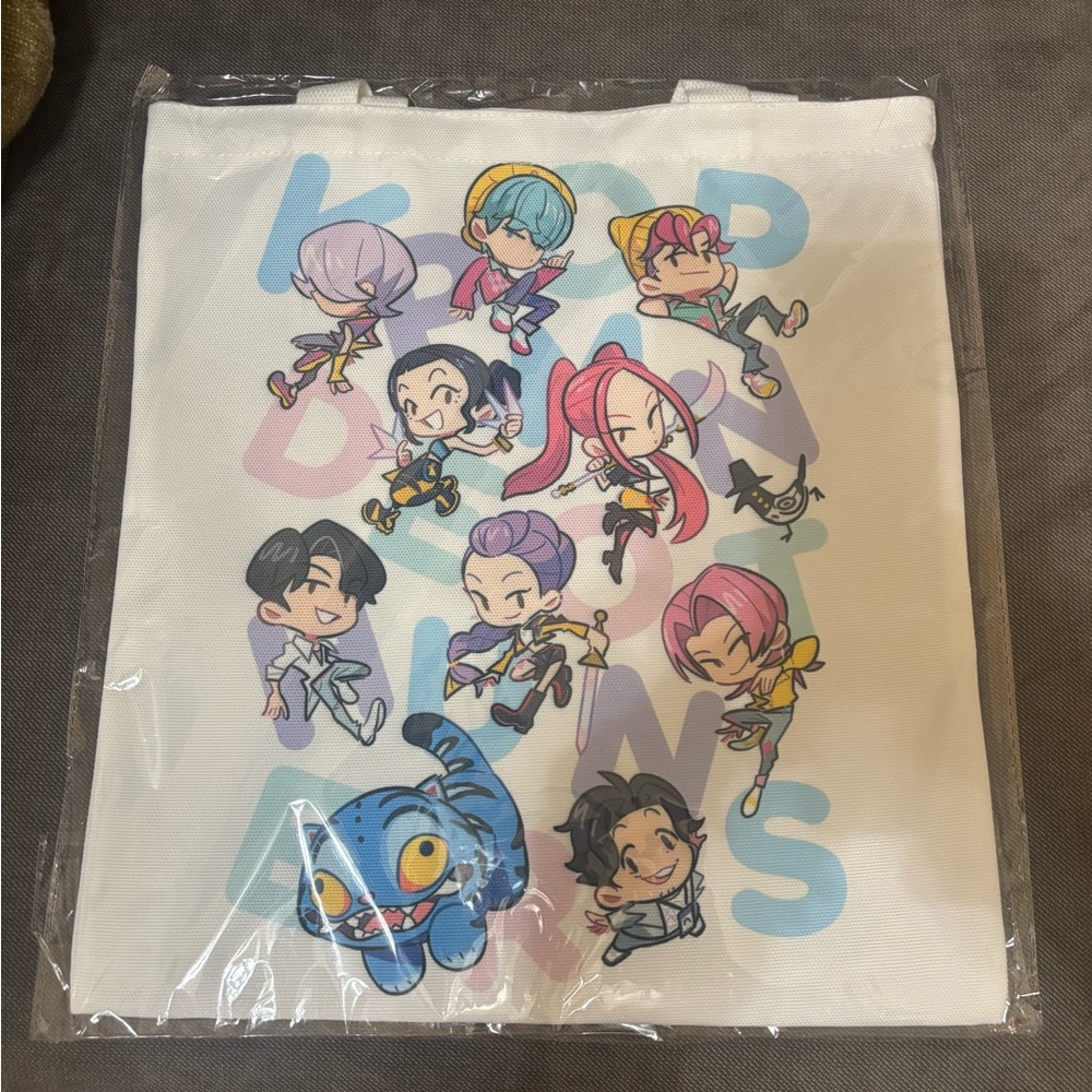 K-Pop Demon Hunters Canvas Tote Bag